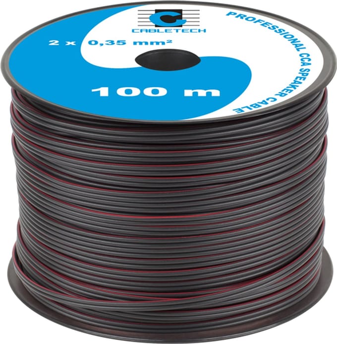 Cabletech - Serie KAB03563 - Luidsprekerring - 2x0,35mm - 100m - CCA Materiaal