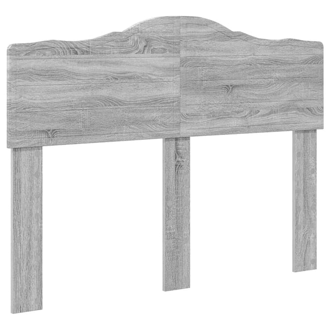 vidaXL Hoofdbord Grijs Sonoma Bewerkt hout