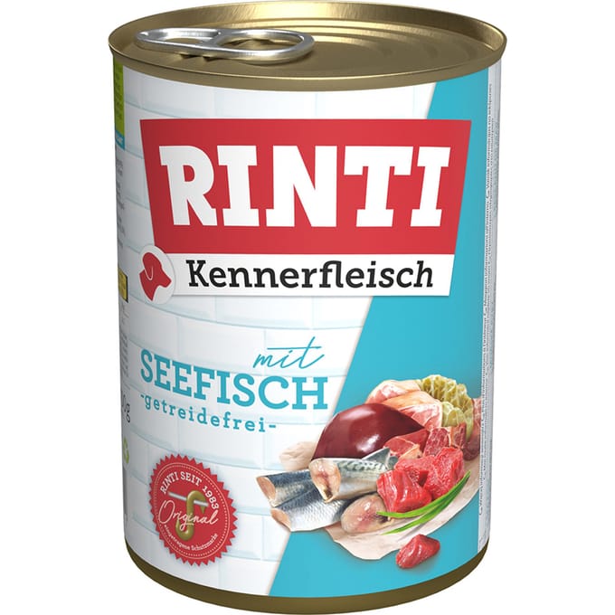 Rinti - Kennerfleisch 12x400g - Zeevis met zalmolie