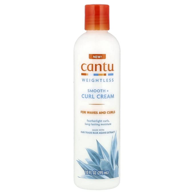 Cantu Weightless Smooth + Curl Hair Leave-In Cream Treatment 295 ml