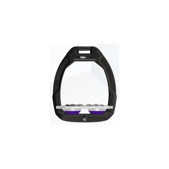 Plat Ultra Grip Veiligheidsbeugels Zwart/Grijs/Paarse Flex-On Safe-On