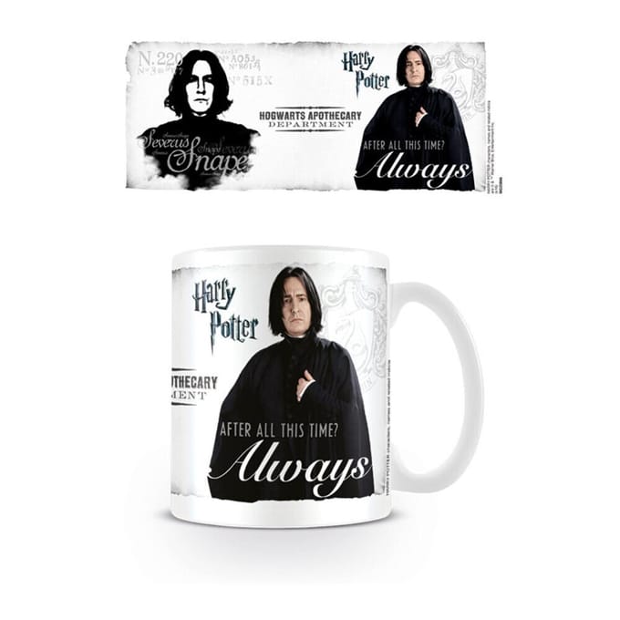 Harry Potter Altijd mok (Wit/Grijs/Zwart)