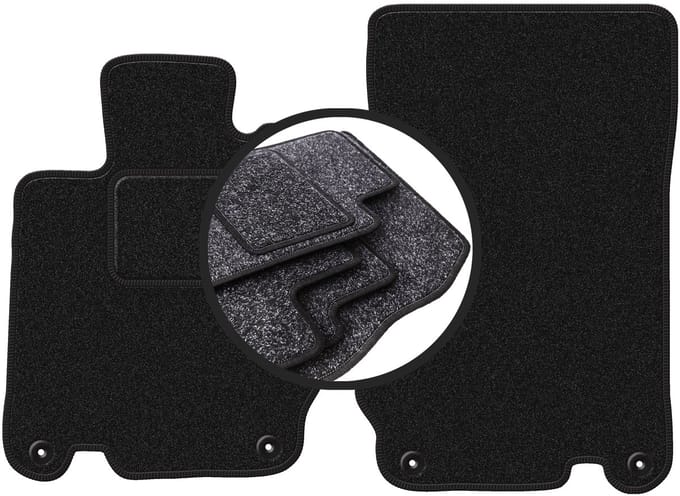 ANTHRA automatten voor: Mercedes SL R230 roadster (2001-2011)