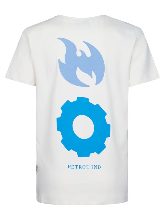 Petrol Industries - Jongens Logo T-shirt Citrusview - Wit