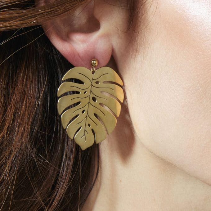 Luxenter 18k goudkleurige oorbellen - Mizay