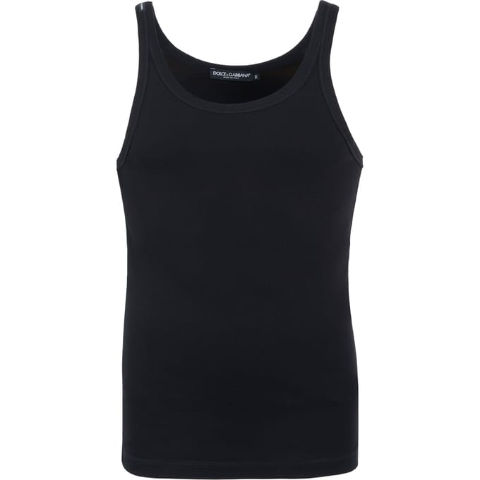 Dolce & Gabbana t-shirt tanktop zwart