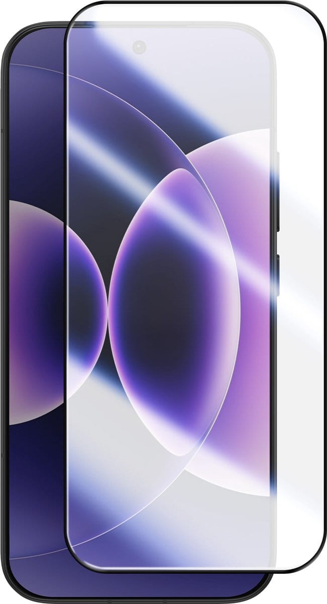 Mayaxess, Screenprotector geschikt voor Xiaomi 17 - Tempered Glass 9H & Oleophobic, Zwart / Transparant