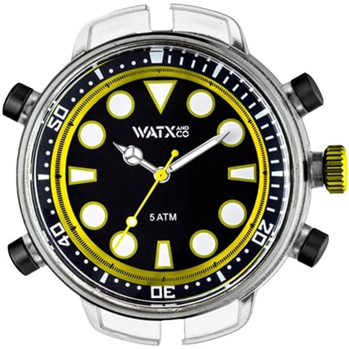 Montre WATXANDCO RWA5703. Quartz, Couleur noir. Unisexe. black