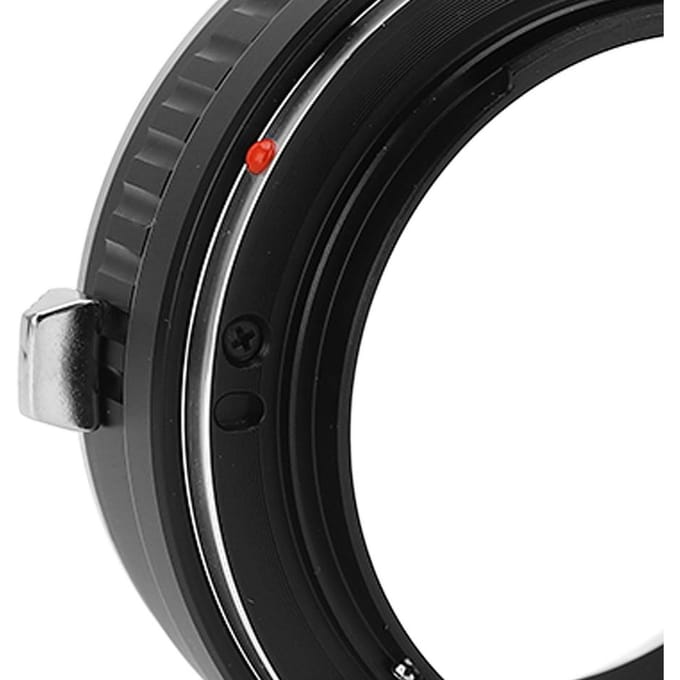 Lensadapter Hoge Nauwkeurigheid Lens Converter Ring voor EF Bajonetlens naar RF Bajonetcamera R RP Ra R5 black