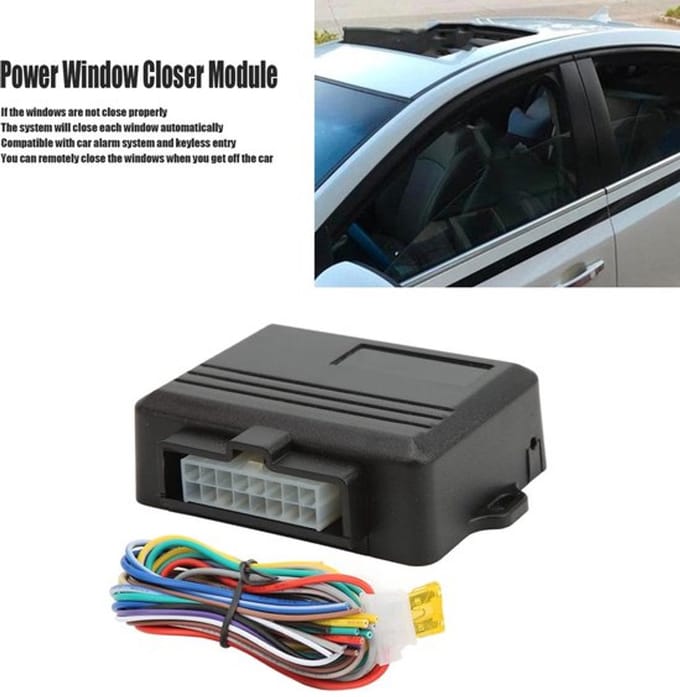 Dailygoods - Elektrische Raam Sluitmodule - Universale 12V Power Window Roll Up