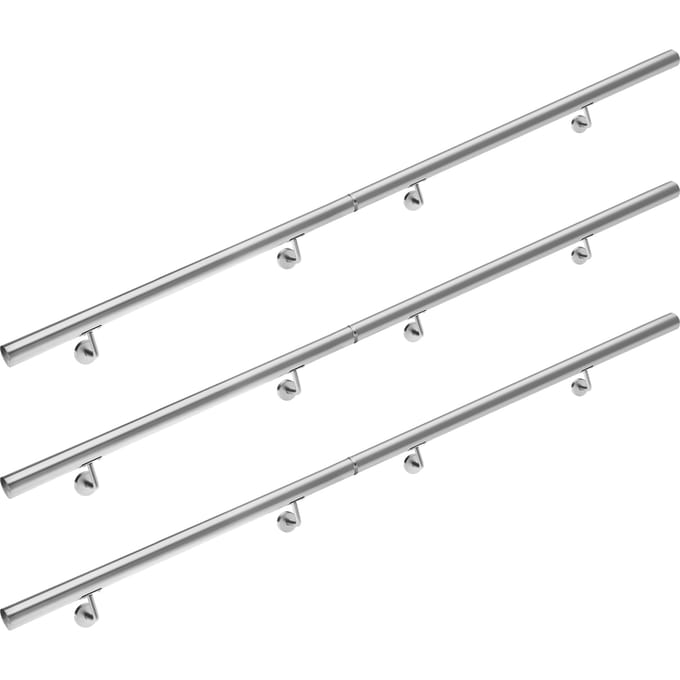 Monzana Trapleuning - RVS 4,2x600cm - Zilver