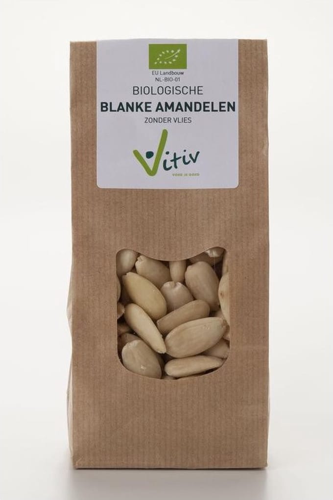 Vitiv Amandelen zonder vlies bio 500 Gram