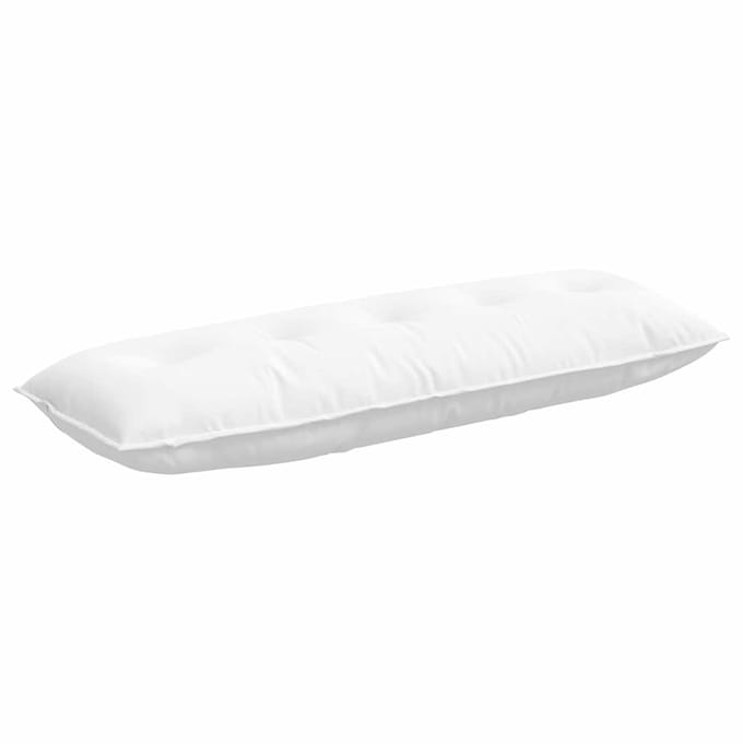 vidaXL - Rugkussen - Wit - 200 - x - 19 - x - 50 - cm - Stof