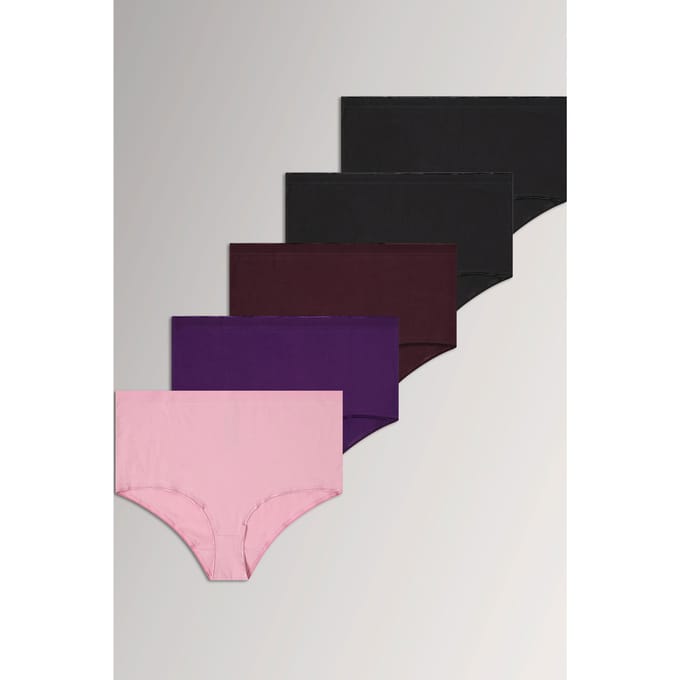 Yours Yourset Set Van 5 Paarse En Roze Maxislipssize 54-56