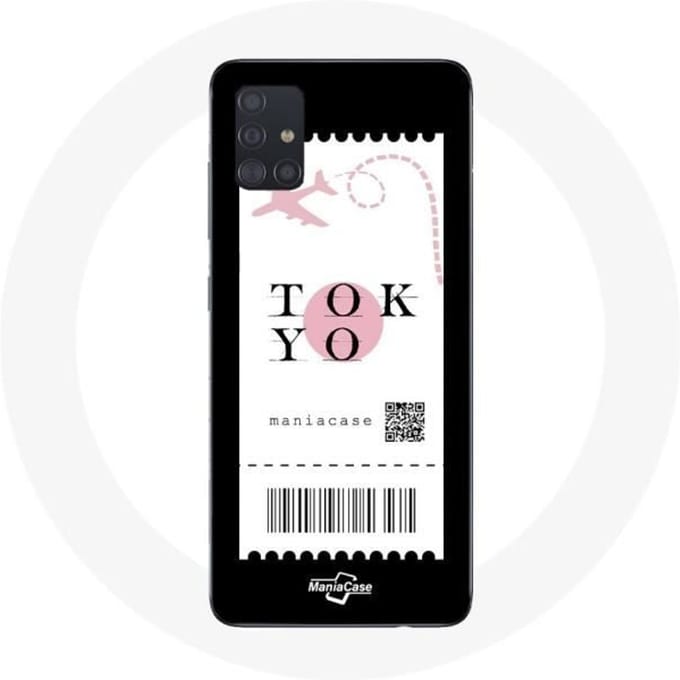 Samsung Galaxy A51 hoesje Tokyo Japan vliegticket