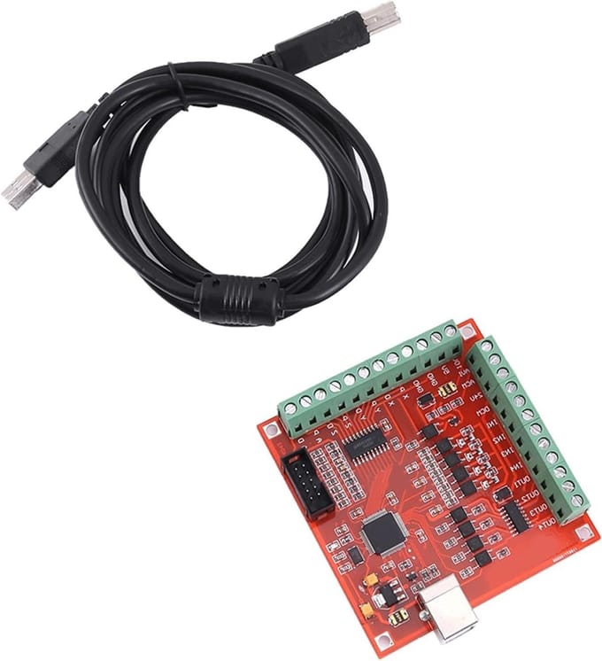 CNC 4-Assige Motion Controller met Breakout Board voor Stappenmotoren en Besturingselementen