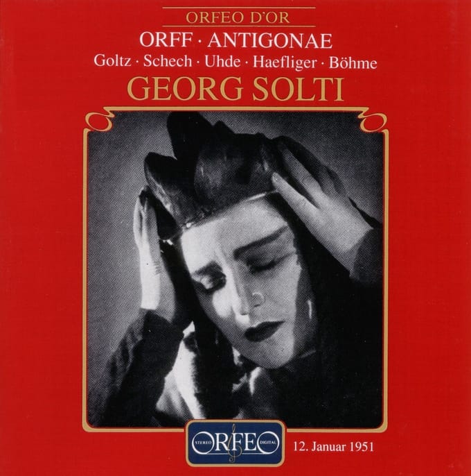 Chor Der Bayerischen Staatsoper, Bayerisches Staatsorchester, Georg Solti - Orff: Antigonae (Live Recording 1951) (2 CD)