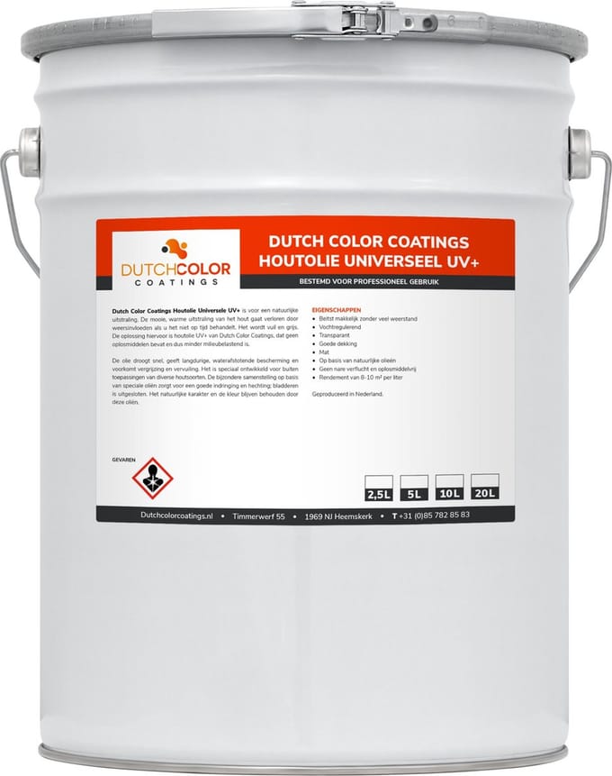 DCC Houtolie Universeel UV+ - 1L - Blank | Naturel