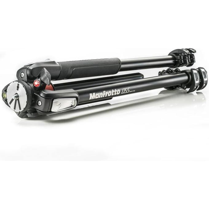 Manfrotto 055 Aluminium 3-section photo Statief with horizontal column