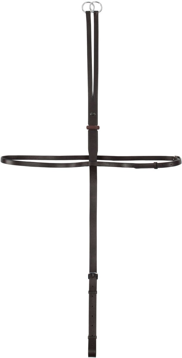 Pagony Martingaal Basic - Maat: Cob - Bruin - Leer