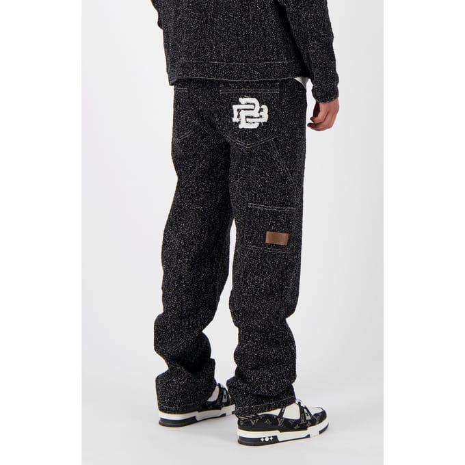 BOUCLE DENIM PANTS