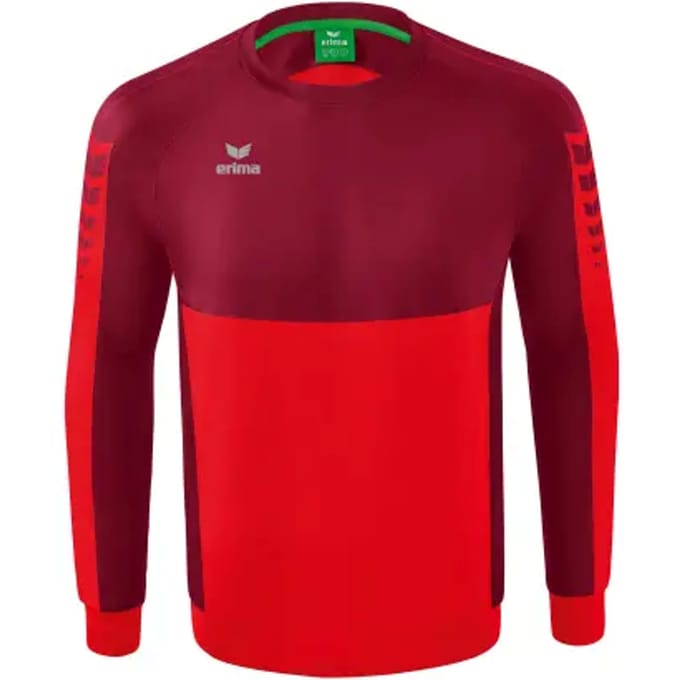 Erima Six Wings Sweatshirt Heren - Bordeaux / Rood | Maat: M