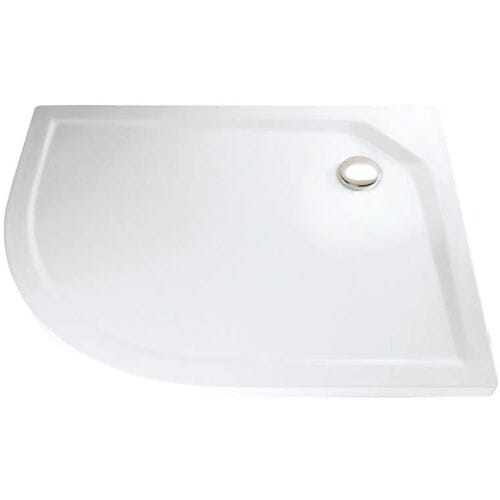 HSK acrylic shower tray super flat 90 x 80 cm, right version
