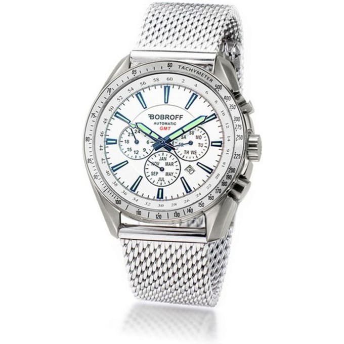Bobroff Heren Horloge BF0015V2-S001 42mm 10 ATM