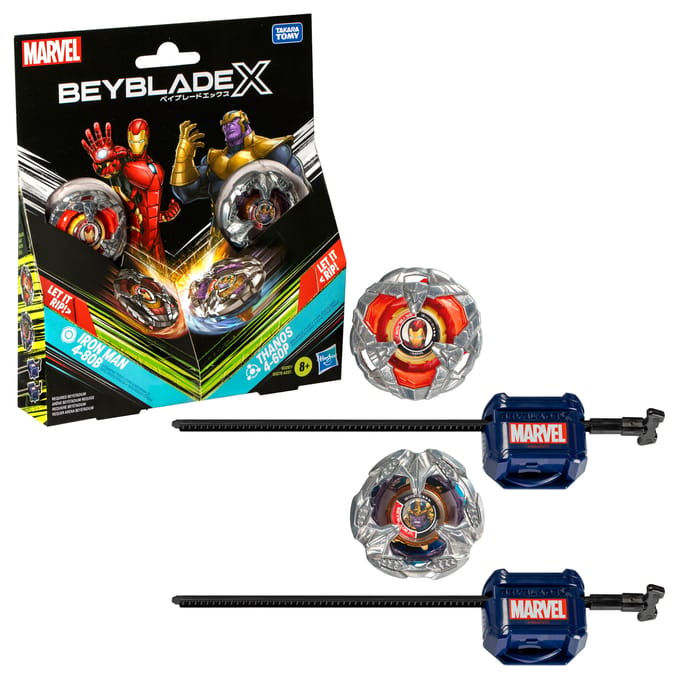 Beyblade bbx marvel collab multipack asst