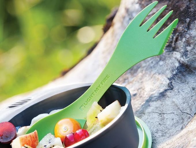 Light My Fire - Spork - Transparant Groen