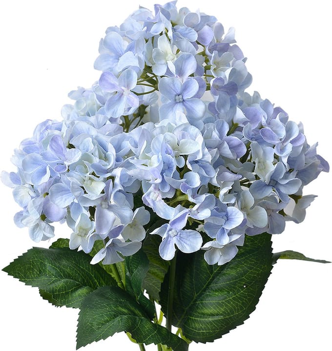 Clayre & Eef Kunstbloem Hortensia 45 cm Paars Kunststof