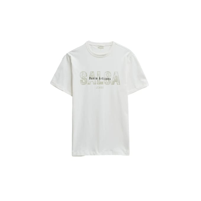 Geborduurd katoenen T-shirt Salsa Jeans