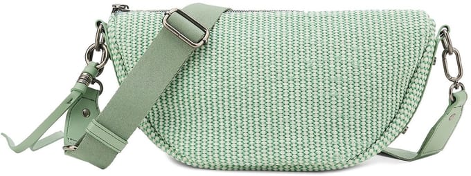 FREDsBRUDER Schoudertas City - Beach - Repeat Halfmoon Bag Sage Mintgroen