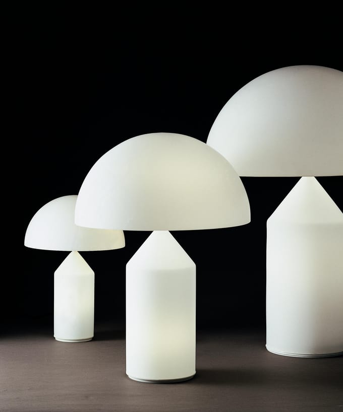 Oluce Atollo tafellamp opaal glas - Atollo 236
