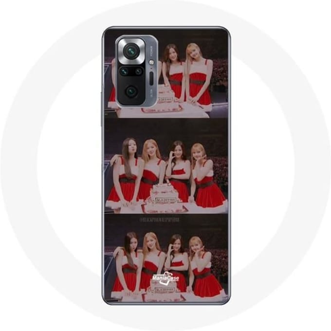 Coque pour Xiaomi Redmi Note 10 Pro BLACKPINK Cadeau de Noël Chanson Last Christmas