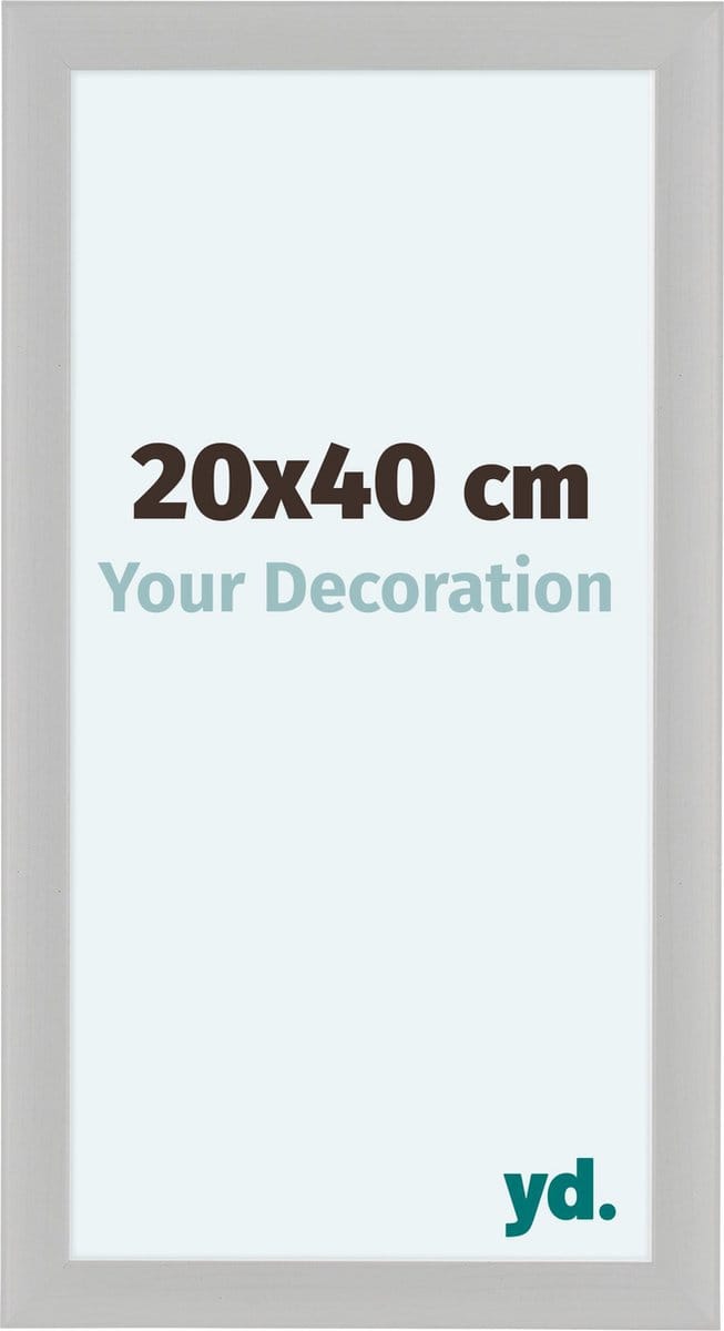 Your Decoration - Fotolijst 20x40 cm - MDF - Wit Houtnerf - Como