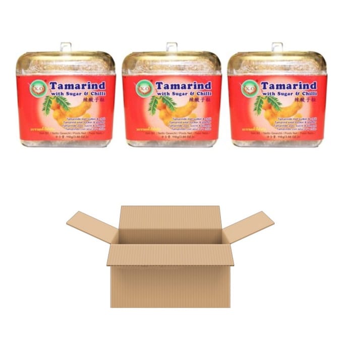 Multipak X.O Tamarind Balls With Sugar & Chilli (3x110g)
