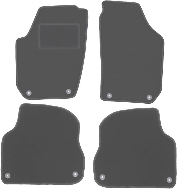 Grafiet automatten voor: Skoda Fabia II hatchback, stationwagen (2007-2014)
