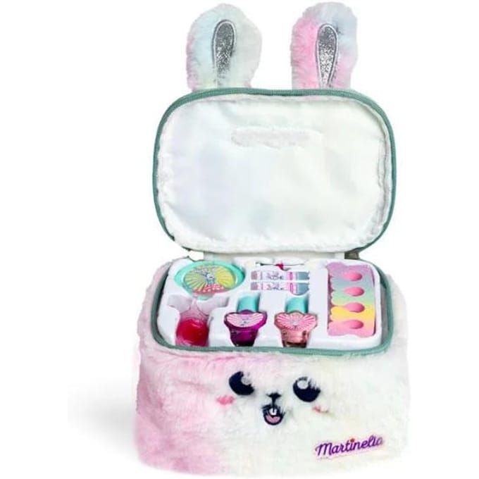 Trousse de maquillage en fourrure Martinelia Circus white