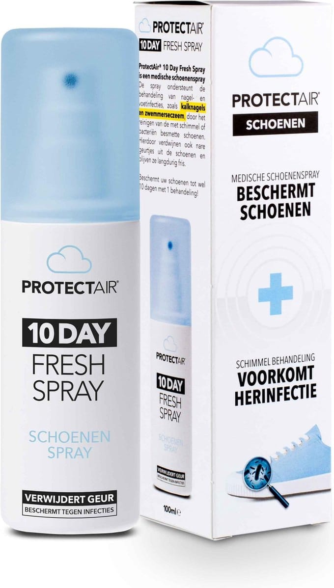 ProtectAir Schoenspray (100 ml) anti-schimmel en anti-bacterieel