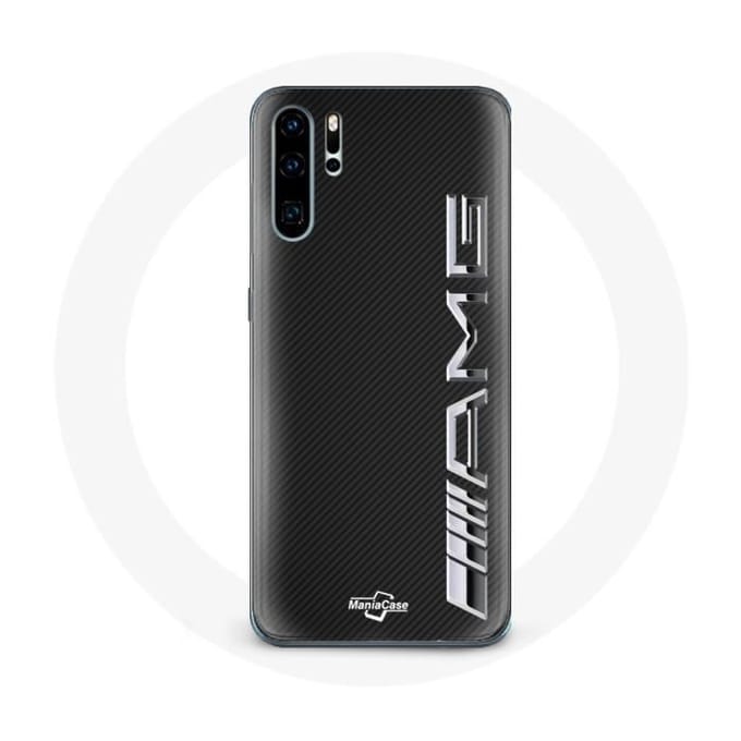 Coque - MANIACASE - Huawei P30 Pro - Carbone - Texture - Protection noir