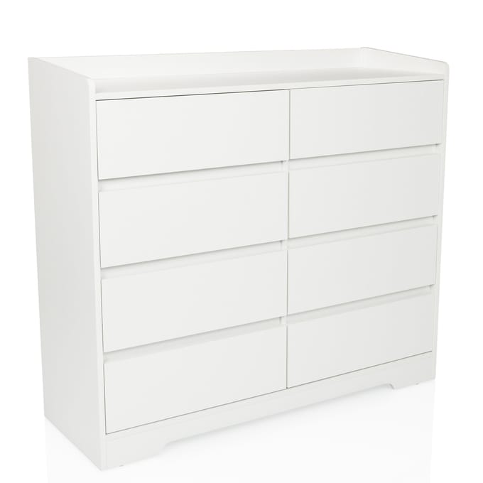 Sideboard / commode OSOYRO 110x38x98 cm 8 laden wit hjh LIVING