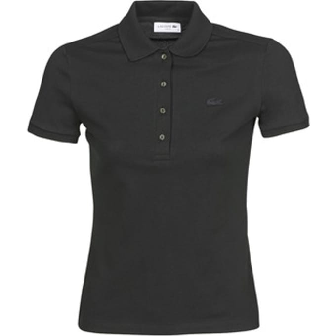 Lacoste Dames Poloshirt - Black - Maat 36