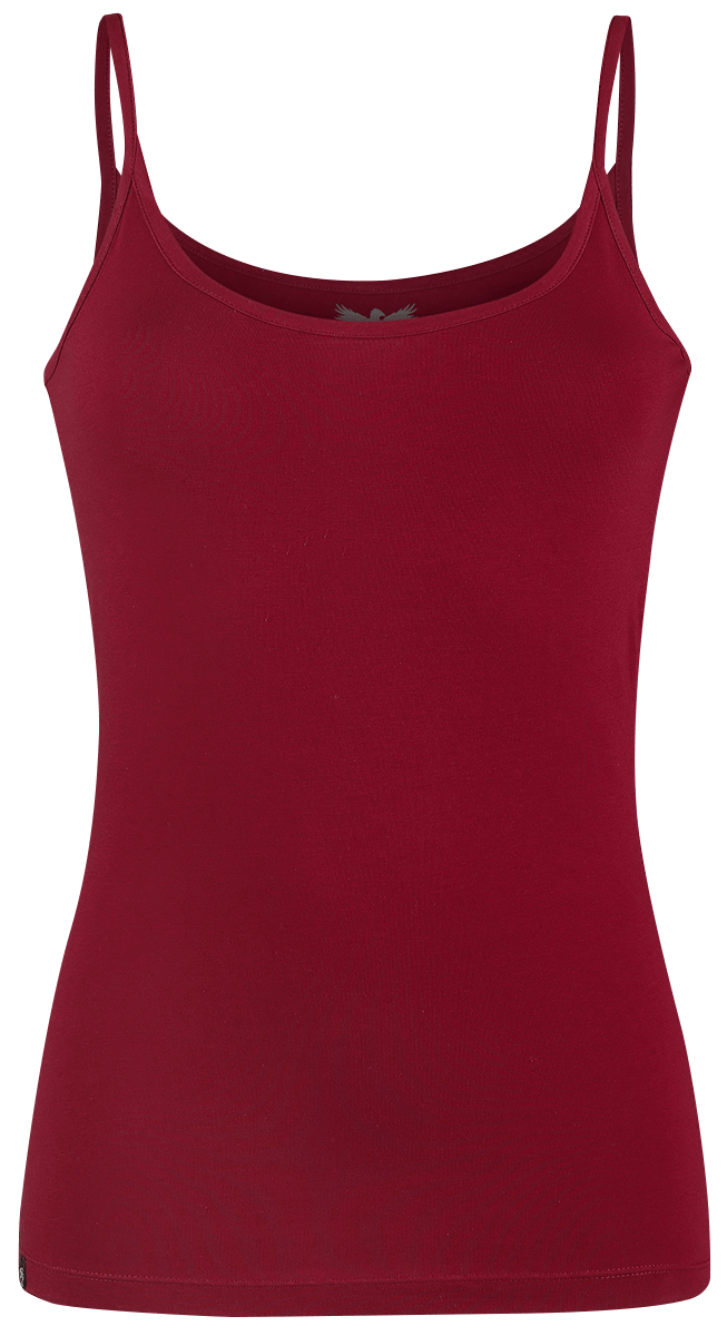 R.E.D. Rock-Engineered Design Zwarte en rode topjes in een dubbelpak - Dames - XL
