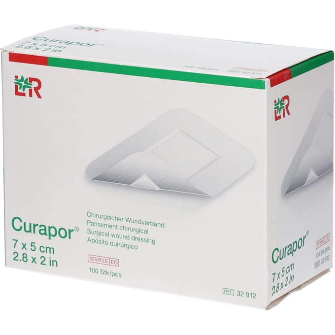 Lohman & Rauscher - Curapor - chirurgischer Wundverband steril - 5x7cm - 100 stuks in een doos