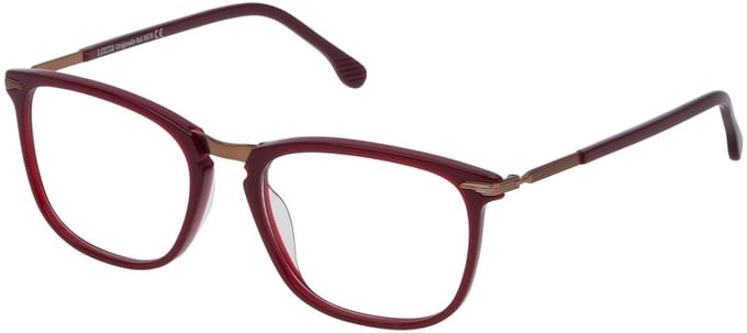 Lozza VL4151 Rosso opalino lucido 54/19/140 MAN Brilmonturen