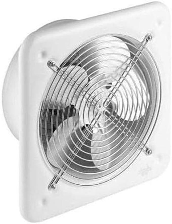 Industriële Afzuigkap Afzuiging 200mm/240V 405m3/h Wit Commerciële Axiale Ventilator
