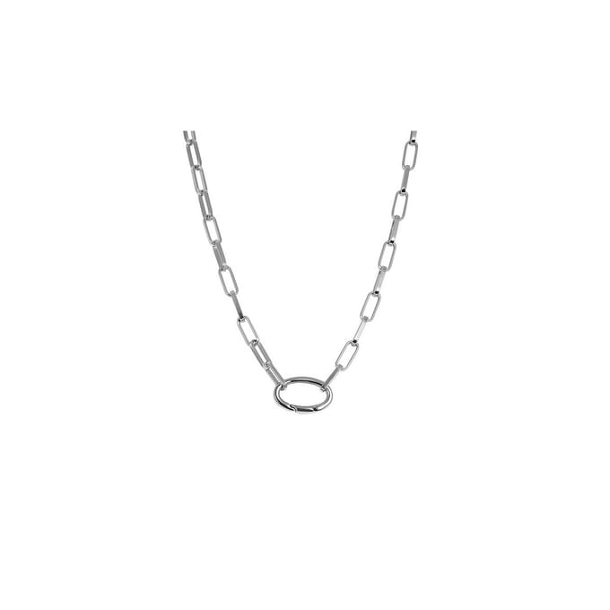 iXXXi Jewelry-Square Chain-Zilverkleurig-Dames Collier