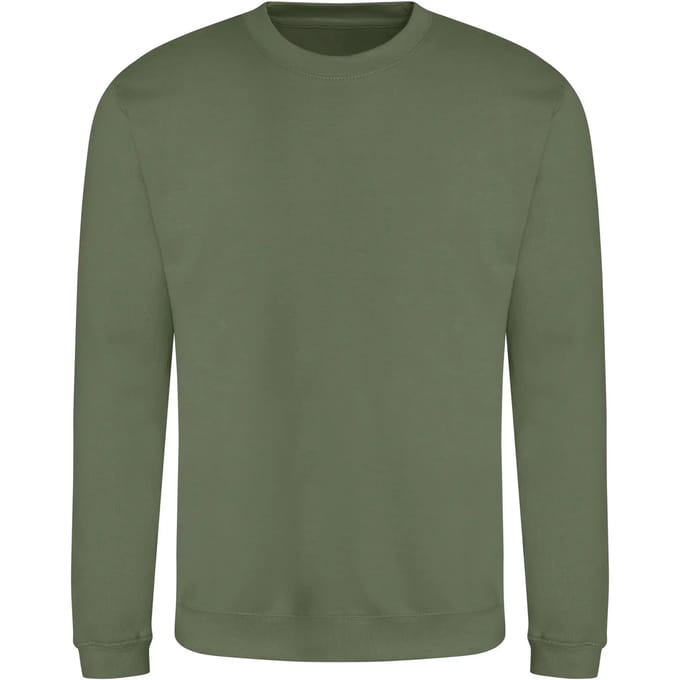 Just Hoods - AWDis Sweat - Earthy Green maat S