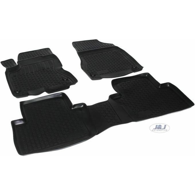 J&amp;j automotive | tapis de sol en caoutchouc 3d exclusive pour renault koleos 2008-2016 zwart